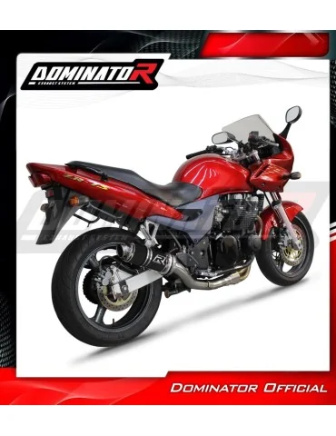 Silencieux bolt-on Dominator GP1 Noir pour Kawasaki ZR7 / ZR7S (1999-2004)
