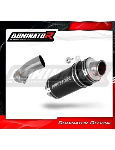 Silencieux slip-on Dominator GP1 Noir pour BMW R1200R (2010-2014)