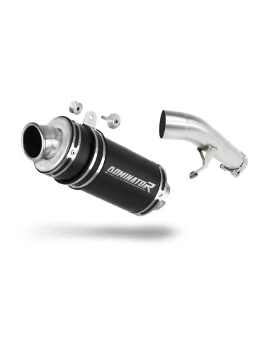 Silencieux slip-on Dominator GP1 Noir pour Suzuki GSX 1250 FA (2010-2016)