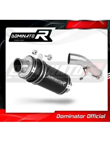 Silencieux slip-on Dominator GP1 Noir pour Suzuki GSX 1250 FA (2010-2016)