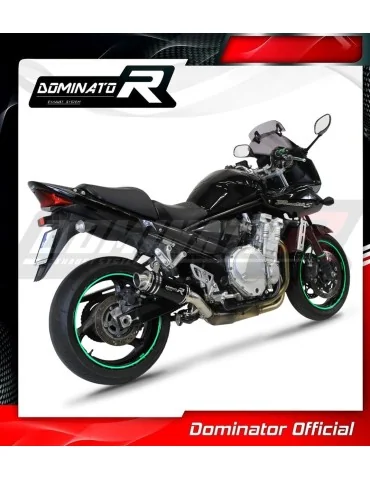 Silencieux slip-on Dominator GP1 Noir pour Suzuki GSF 650 Bandit N / S (2007-2016)
