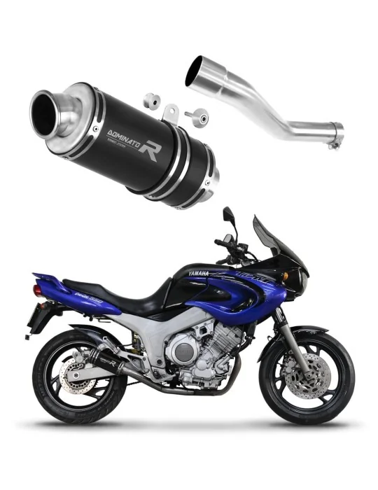 Silencieux slip-on Dominator GP1 Noir pour Yamaha TDM 850 côté droit (1996-2001)