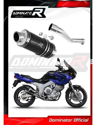 Silencieux slip-on Dominator GP1 Noir pour Yamaha TDM 850 côté droit (1996-2001)