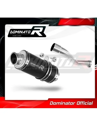 Silencieux slip-on Dominator GP1 Noir pour Yamaha TDM 850 côté droit (1996-2001)