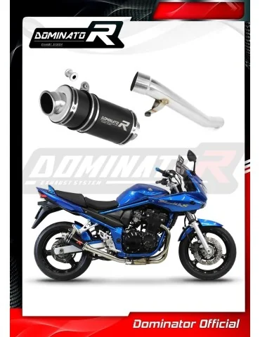 Silencieux slip-on Dominator GP1 Noir pour Suzuki GSF 650 Bandit N / S (2005-2006)