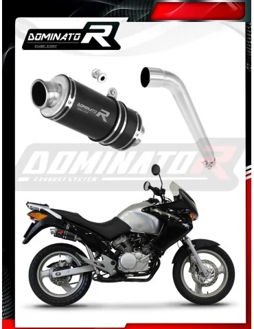 Silencieux slip-on Dominator GP1 Noir pour Honda XL 125 V Varadero (2007-2012)