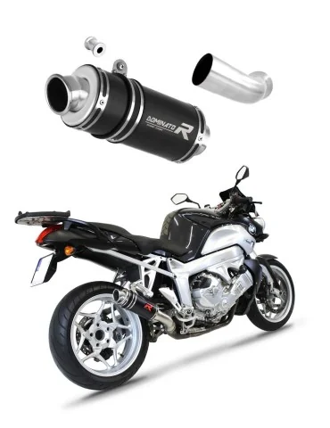 Silencieux slip-on Dominator GP1 Noir pour BMW K1200R (2005-2009)
