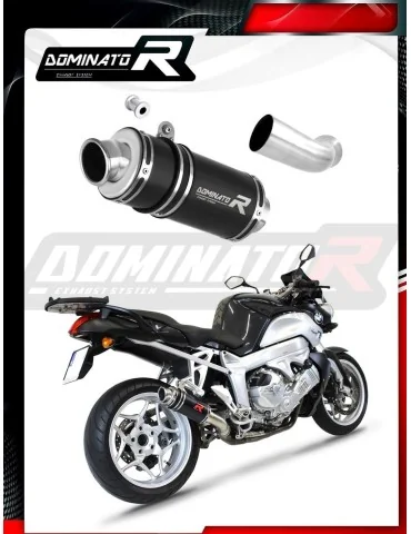 Silencieux slip-on Dominator GP1 Noir pour BMW K1200R (2005-2009)