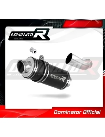 Silencieux slip-on Dominator GP1 Noir pour BMW K1200R (2005-2009)