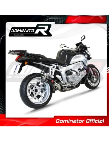 Silencieux slip-on Dominator GP1 Noir pour BMW K1200R (2005-2009)
