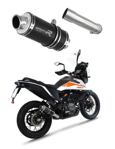 Silencieux slip-on Dominator GP1 Noir pour KTM 390 Adventure (2020-2024)