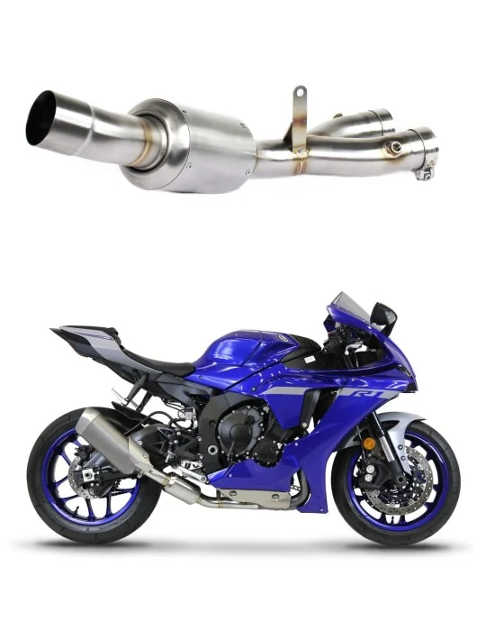 Décatalyseur inox Dominator EX pour Yamaha YZF R1 1000 RN65 2020-2024