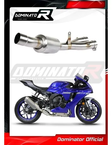 Décatalyseur inox Dominator EX pour Yamaha YZF R1 1000 RN65 2020-2024