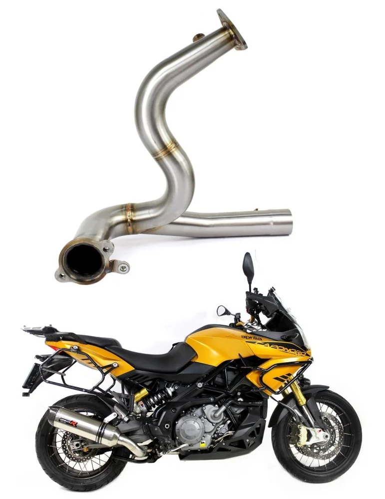 Décatalyseur inox Dominator pour Aprilia ETV 1200 Caponord 2013-2016