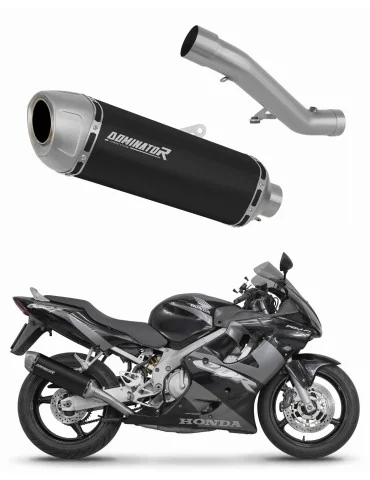 Silencieux slip-on Dominator S6 Noir pour Honda CBR 600 F4i (2001-2006)