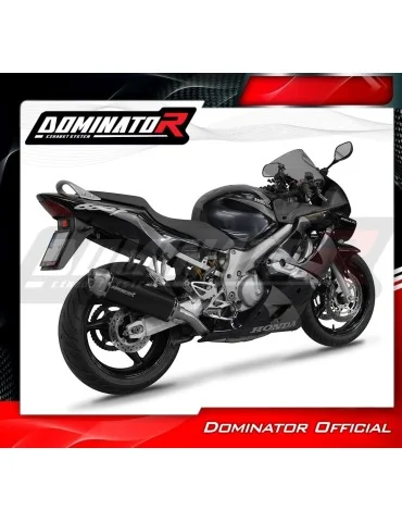 Silencieux slip-on Dominator S6 Noir pour Honda CBR 600 F4i (2001-2006)