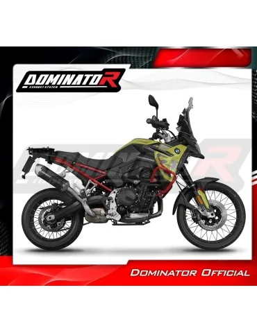 Silencieux slip-on Dominator S6 Noir pour BMW F900 GS (2024-2026)