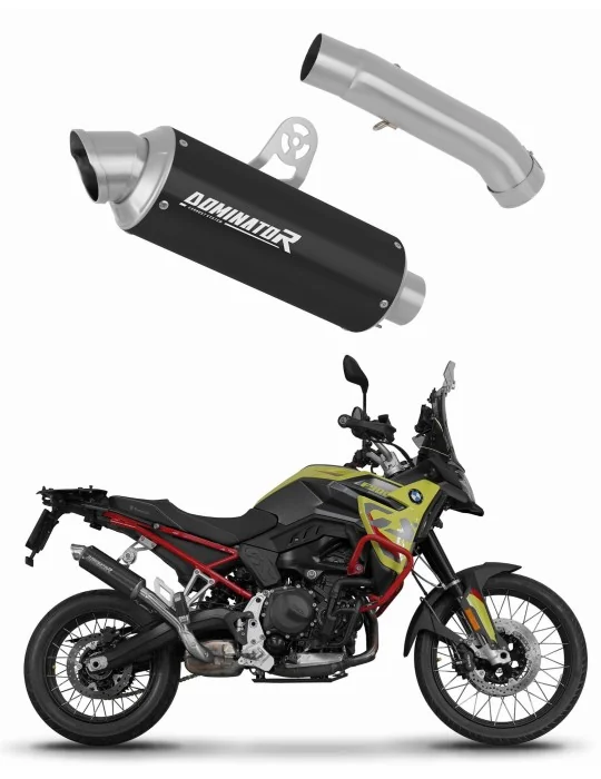 Silencieux slip-on Dominator GPF Noir pour BMW F900 GS (2024-2026)