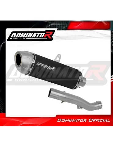 Silencieux slip-on Dominator S6 Noir pour Honda VFR 1200X Crosstourer (2012-2020)