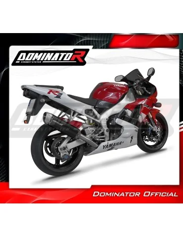 Silencieux slip-on Dominator S6 Noir pour Yamaha YZF R1 1000 RN01 (1998-1999)