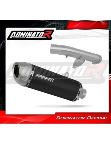 Silencieux slip-on Dominator S6 Noir pour Honda CBR 600 F4 (1999-2000)