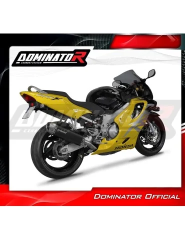 Silencieux slip-on Dominator S6 Noir pour Honda CBR 600 F4 (1999-2000)