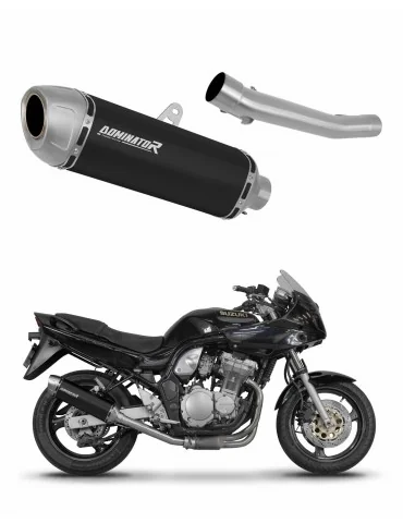 Silencieux slip-on Dominator S6 Noir pour Suzuki GSF Bandit 1200 (1996-2000)