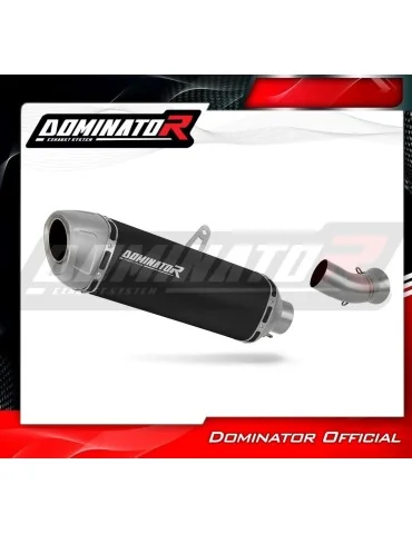 Silencieux slip-on Dominator S6 Noir pour BMW K1300S (2009-2016)