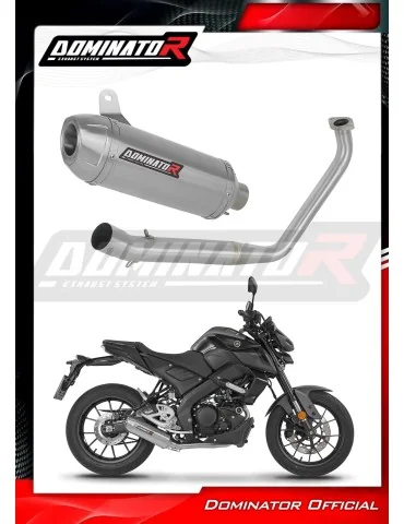 Ligne d'échappement complète inox Dominator S3 pour Yamaha MT 125 (2020)