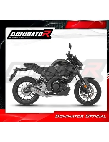 Ligne d'échappement complète inox Dominator S3 pour Yamaha MT 125 (2020)
