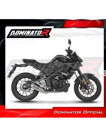 Ligne d'échappement complète inox Dominator OV G2 pour Yamaha MT 125 (2021-2024)