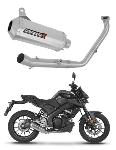 Ligne d'échappement complète inox Dominator OV G2 pour Yamaha MT 125 Euro 5+ (2024-2026)