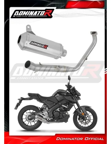 Ligne d'échappement complète inox Dominator OV G2 pour Yamaha MT 125 Euro 5+ (2024-2026)