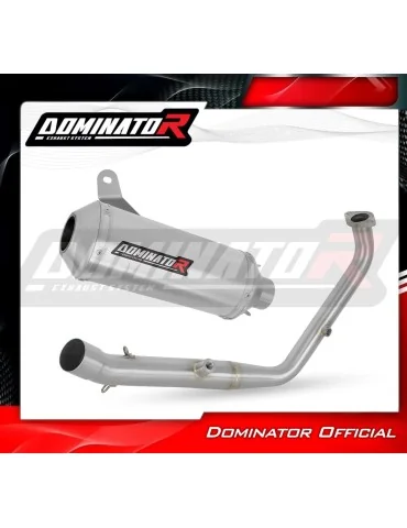 Ligne d'échappement complète inox Dominator OV G2 pour Yamaha MT 125 Euro 5+ (2024-2026)