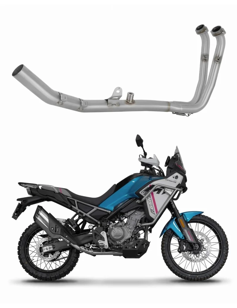 Décatalyseur inox Dominator pour CF Moto 450 MT Euro 5+ 2024-2026