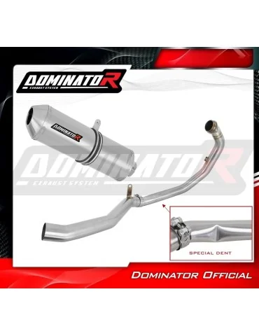 Ligne d'échappement complète inox Dominator OVR pour KTM 390 Adventure (2020-2024)