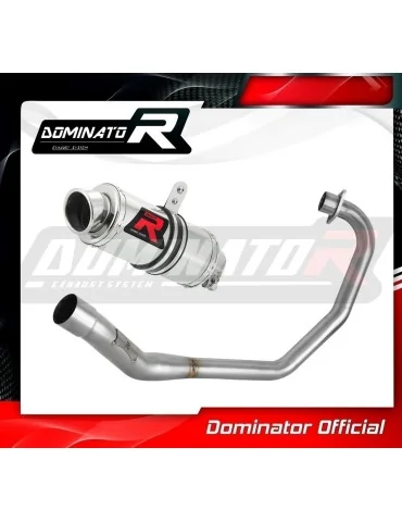Ligne d'échappement complète inox Dominator GP1 pour Honda CBF 125 (2009-2014)