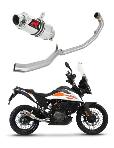 Ligne d'échappement complète inox Dominator GP1 pour KTM 390 Adventure (2020-2024)