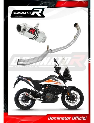 Ligne d'échappement complète inox Dominator GP1 pour KTM 390 Adventure (2020-2024)