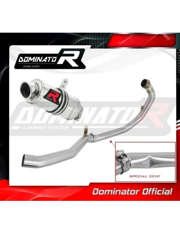 Ligne d'échappement complète inox Dominator GP1 pour KTM 390 Adventure (2020-2024)