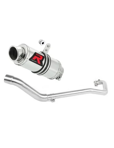 Ligne d'échappement complète inox Dominator GP1 pour Suzuki GSX R 125 (2017-2019)