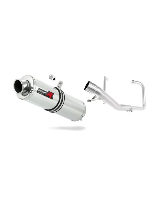 Ligne d'échappement complète inox Dominator ST pour Yamaha YBR 125 (2000-2008)