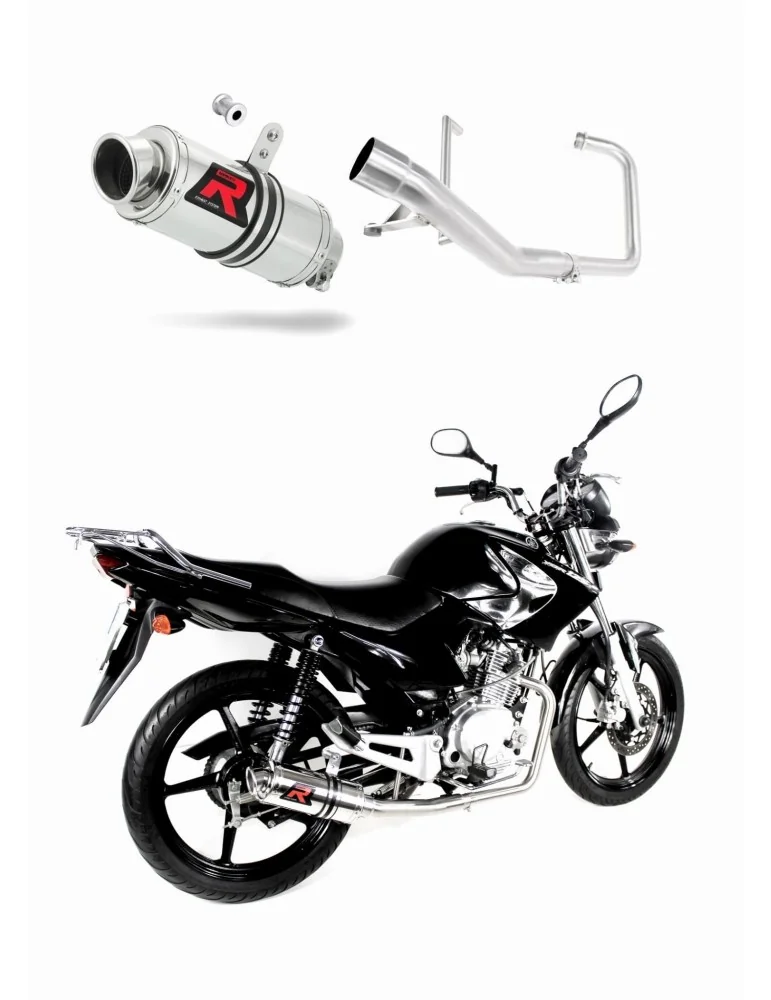 Ligne d'échappement complète inox Dominator GP1 pour Yamaha YBR 125 (2009-2018)