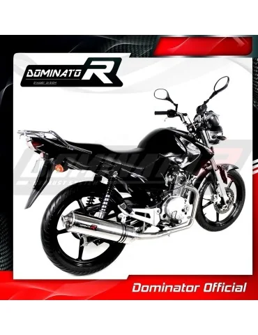 Ligne d'échappement complète inox Dominator ST pour Yamaha YBR 125 (2009-2018)