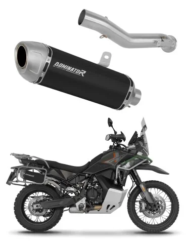 Silencieux slip-on Dominator S6 Noir pour CF Moto 1000 MT-X (2026)