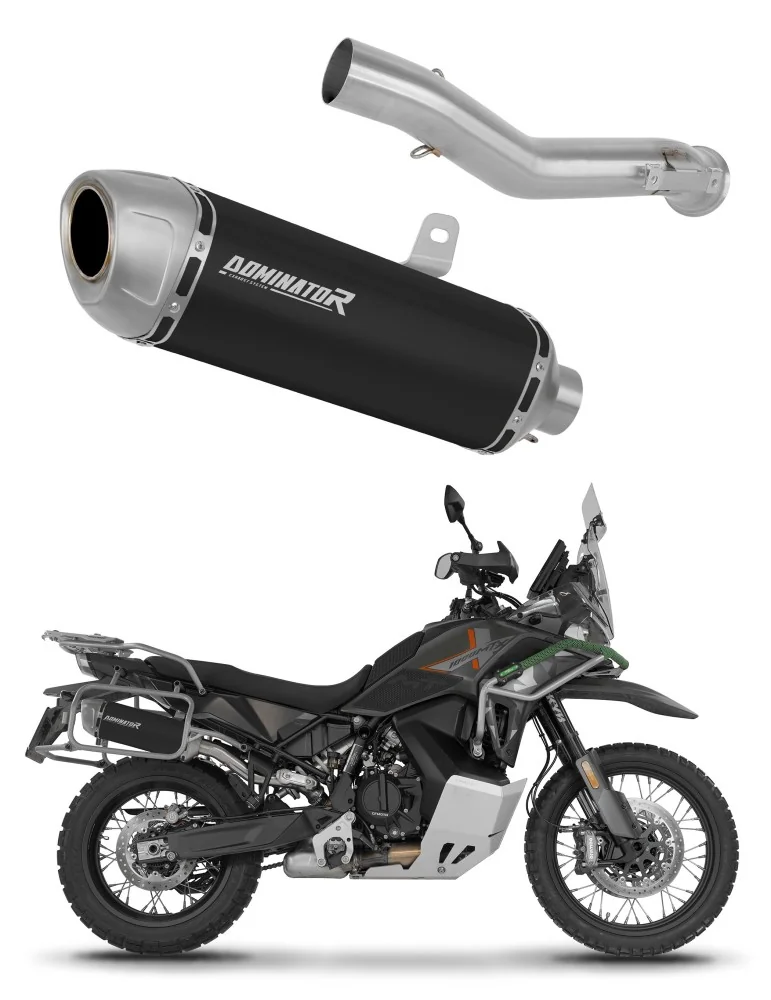Silencieux slip-on Dominator S6 Noir pour CF Moto 1000 MT-X (2026)