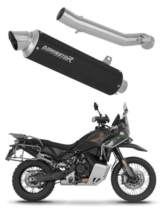Silencieux slip-on Dominator GPF Noir pour CF Moto 1000 MT-X (2026)