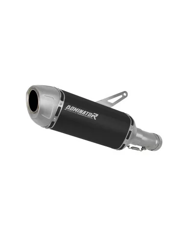 Silencieux slip-on Dominator S6 Noir pour Kove 800 X Rally (2024-2026)