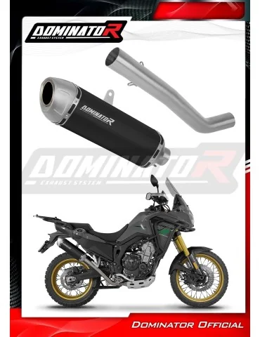 Silencieux slip-on Dominator S6 Noir pour Rieju Aventura 500 (2023-2026)