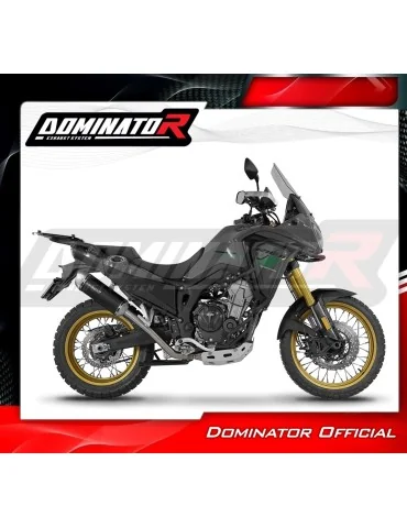 Silencieux slip-on Dominator S6 Noir pour Rieju Aventura 500 (2023-2026)